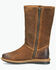 Image #3 - Born Women's Salee Mid Calf Boots - Round Toe, Brown, hi-res