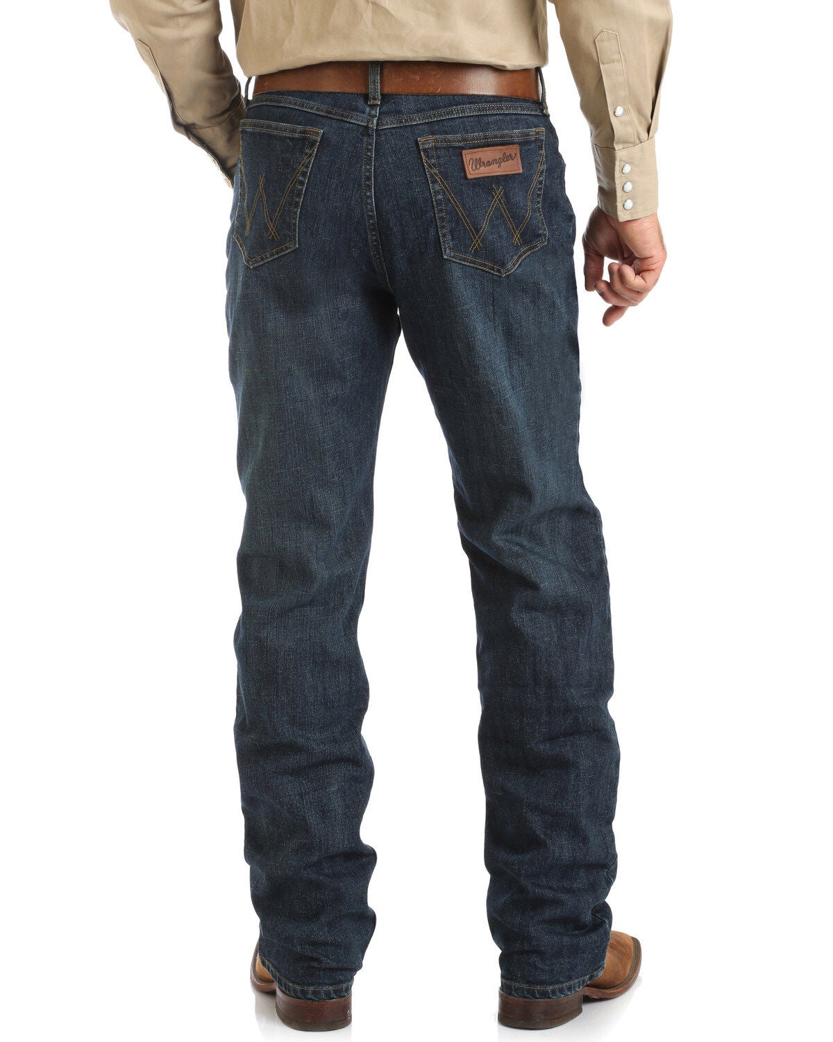 Wrangler 20X Men's Thundercloud Competition Stretch Relaxed Bootcut Jeans, Blue, hi-res