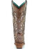 Corral Women's Golden Luminary Roots Western Boots - Snip Toe, Light Grey, hi-res