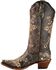 Image #3 - Circle G Women's Crackle Embroidered Western Boots - Snip Toe, , hi-res