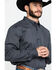 Image #5 - Cody James Core Men's Burton Geo Print Long Sleeve Western Shirt, , hi-res