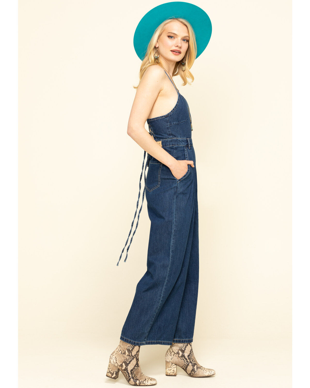 Molly bracken denim jumpsuit clearance