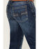 Image #4 - Rock 47 by Wrangler Men's Allenbrook Dark Wash Slim Straight Stretch Denim Jeans, Dark Medium Wash, hi-res