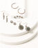 Image #1 - Shyanne Women's Bronze & Turquoise 6-Piece Earrings Set, Rust Copper, hi-res