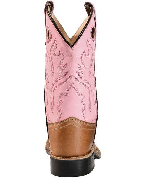 Image #7 - Old West Little Girls' Canyon Western Boots - Square Toe, , hi-res