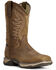 Image #1 - Ariat Women's Anthem Waterproof Western Performance Boots - Square Toe, Brown, hi-res