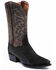 Image #1 - Dan Post Men's Black Ostrich Leg Western Boots - Snip Toe, , hi-res