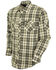 Image #4 - Outback Trading Co Men's Beau Plaid Print Long Sleeve Thermal Lined Western Shirt, Grey, hi-res