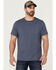 Brothers & Sons Men's Indigo Basic Short Sleeve Pocket T-Shirt , Indigo, hi-res