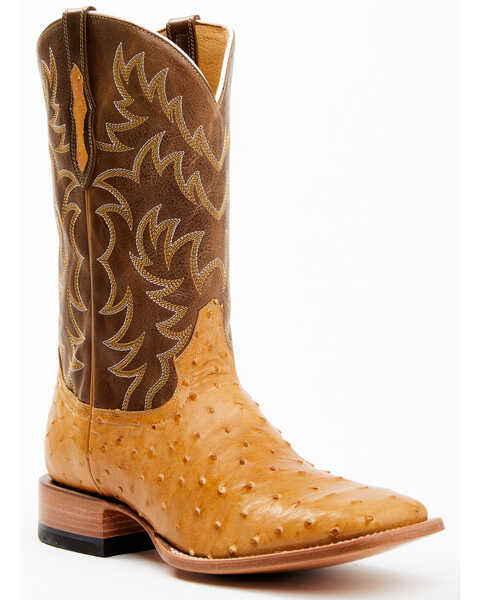 Cody James Men's Full-Quill Ostrich Exotic Western Boots - Broad Square ...