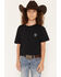 Image #2 - RANK 45&reg; Boys' Cowboy Logo Short Sleeve Graphic T-Shirt, Black, hi-res