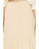 Image #4 - Originality Women's Handkerchief Hem Midi Skirt, Cream, hi-res