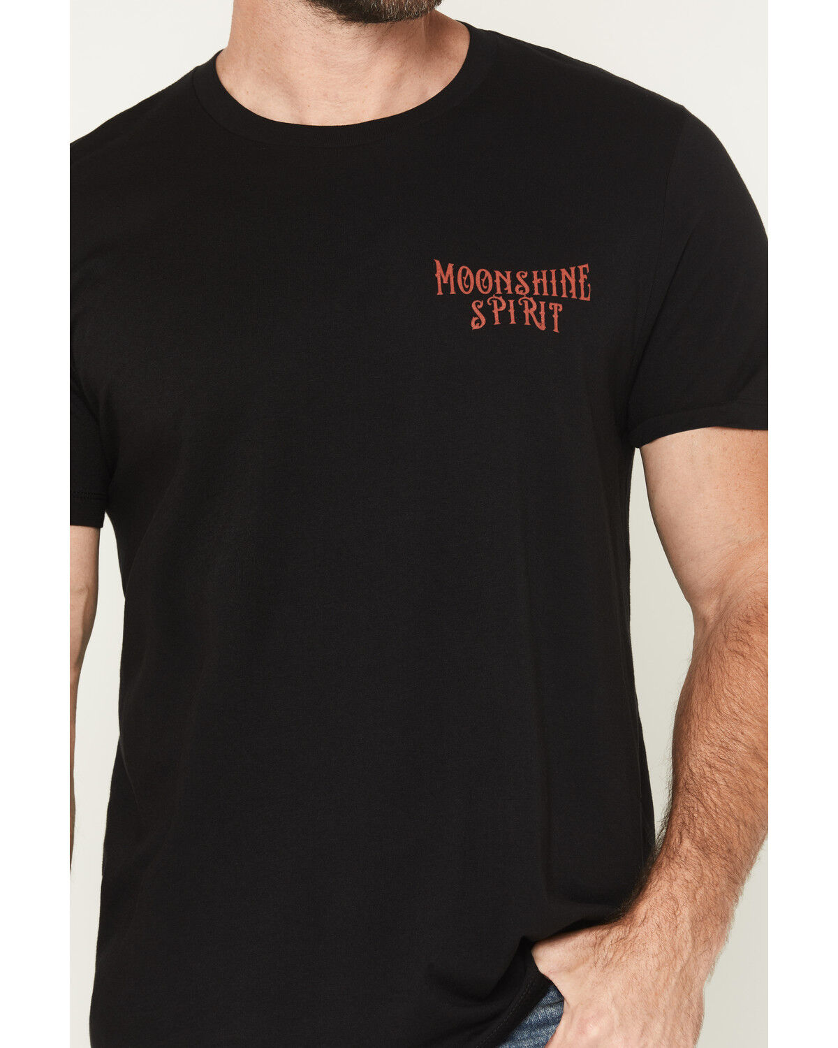 Image #4 - Moonshine Spirit Men's Mexico Skeleton Short Sleeve Graphic T-Shirt, Black, hi-res