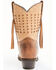 Image #5 - Laredo Women's Brown Fringe Western Performance Boots - Snip Toe, Brown, hi-res