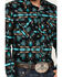 Image #3 - Rock & Roll Denim Men's Southwestern Print Long Sleeve Snap Stretch Western Shirt, Black, hi-res