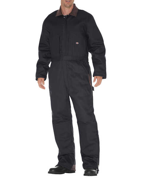 Image #1 - Dickies Insulated Coveralls, Black, hi-res