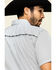 Image #5 - Cowboy Hardware Men's White Little Zig Geo Print Short Sleeve Western Shirt, White, hi-res
