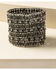 Image #1 - Shyanne Women's Sparkle N' Spice Wide Cuff Stretch Bracelet, Silver, hi-res