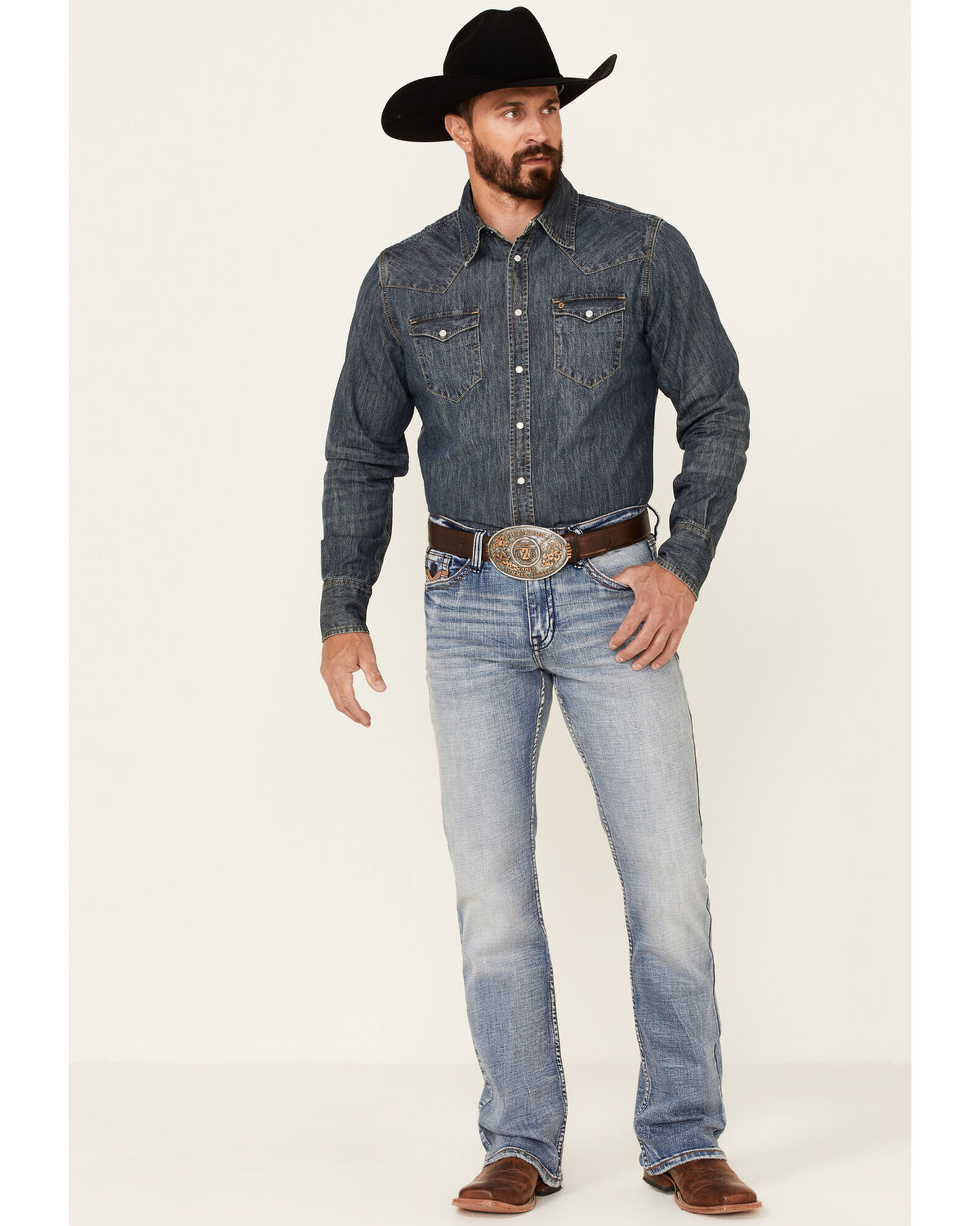 Cody James Core Men s Holt Medium Wash Stretch Slim Bootcut Jeans