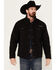 Image #1 - Ariat Men's Vernon Sherpa 2.0 Snap Softshell Jacket, Black, hi-res