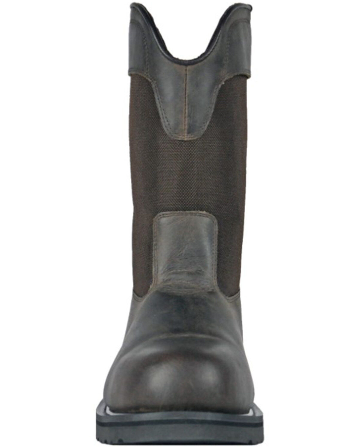 Image #4 - Hoss Men's Buck Wellington Work Boots - Composite Toe, Brown, hi-res