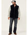 Image #2 - Moonshine Spirit Men's Kern Valley Faux Fur Zip-Front Fleece Vest, Navy, hi-res