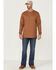 Hawx Men's FR Logo Long Sleeve Work T-Shirt - Big, Russett, hi-res