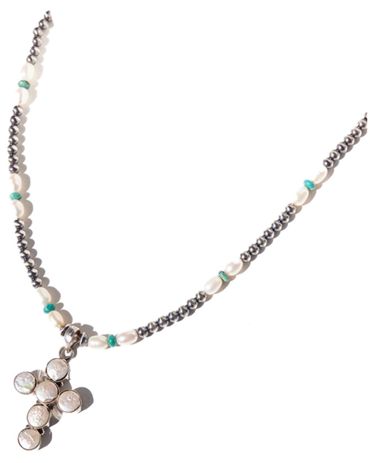 Image #2 - Paige Wallace Women's Cross Pendant Necklace, Silver, hi-res
