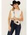 Image #1 - Keep It Gypsy Women's Paige Snake Print Crossbody Sling Bag, Cream, hi-res