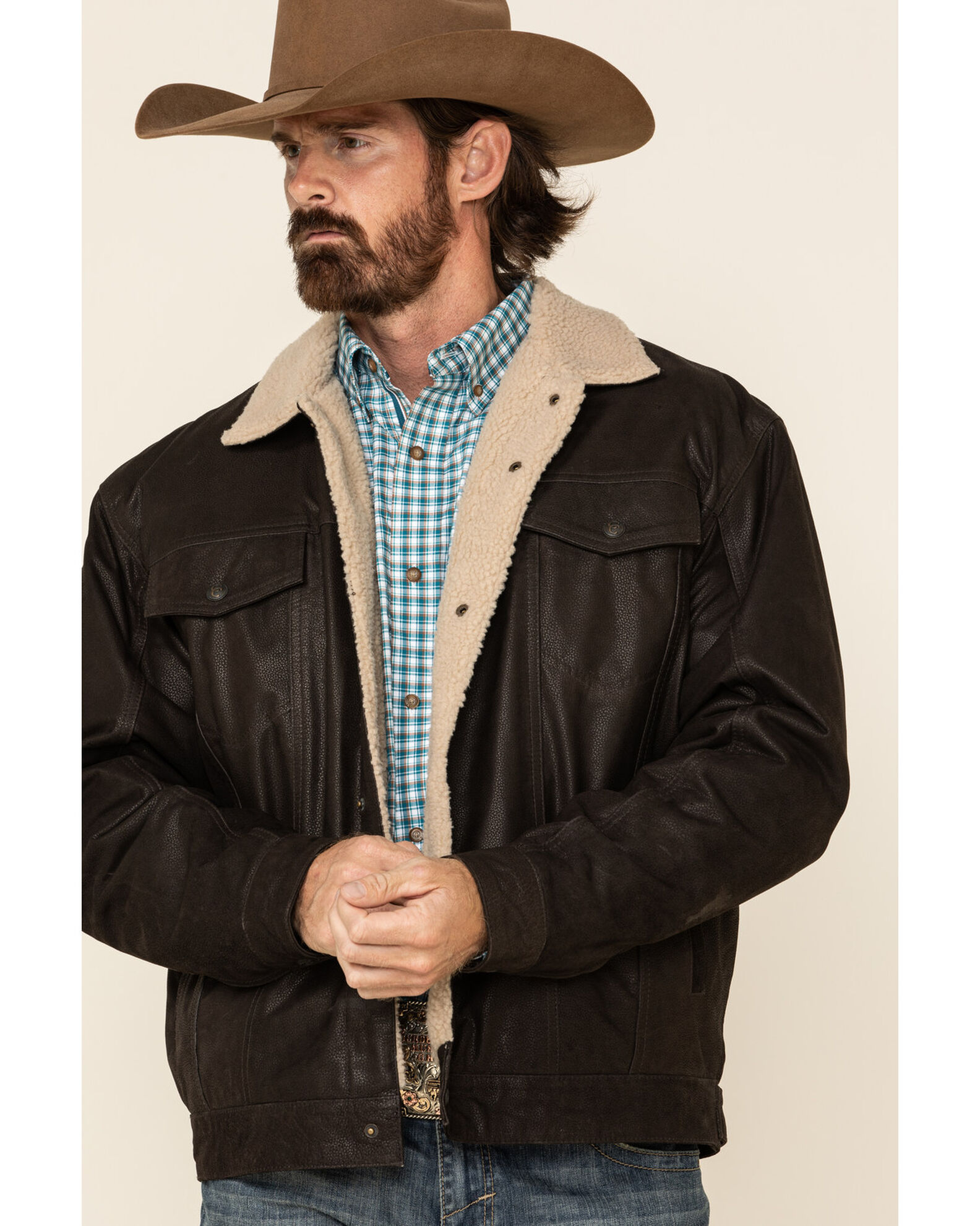 Leather lined jacket hotsell