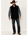 Image #2 - Cody James Men's Mesa Quilted Snap-Front Sherpa Vest, Black, hi-res
