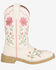 Image #2 - Smoky Mountain Girls' Desert Bloom Western Boots - Broad Square Toe, Ivory, hi-res