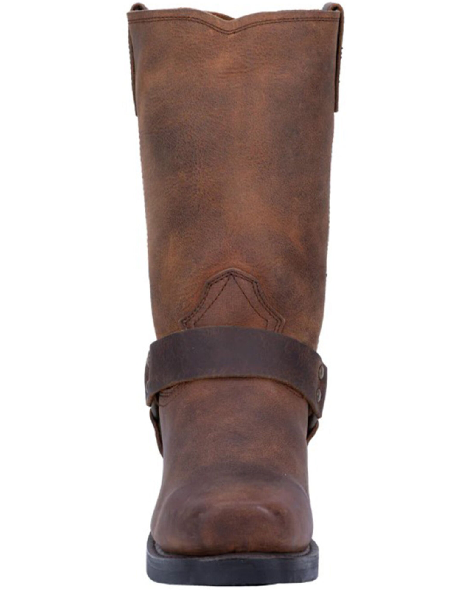 Image #4 - Dingo Dean Harness Boots - Square Toe, Dark Brown, hi-res