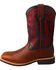 Image #3 - Hooey by Twisted X Youth Boys' Brown with Red Embroidery Boots - Square Toe , , hi-res