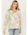 Cleo + Wolf Women's Space-Dye Baja Hoodie, Cream, hi-res