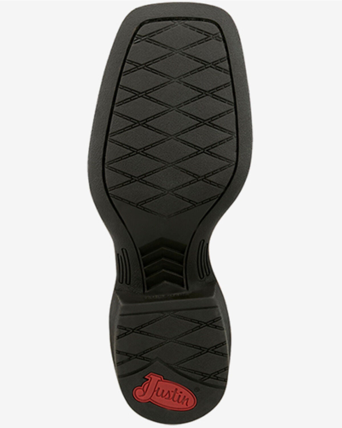 Image #7 - Justin Women's Stampede Della Performance Western Boots - Broad Square Toe, Black, hi-res