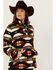 Image #2 - Wrangler Women's Southwestern Print 1/2 Zip Sherpa Fleece Pullover, , hi-res