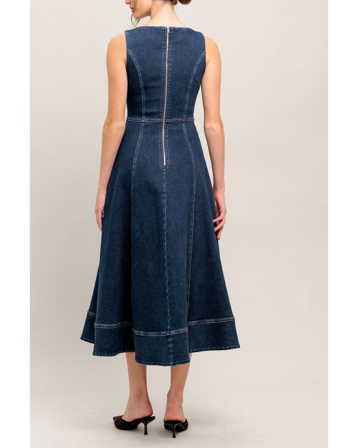 kate middleton blue dress lace FLYING TOMATO Print Long Sleeve Cotton Midi Shirtdress – VinNews  Recommendations main image 0