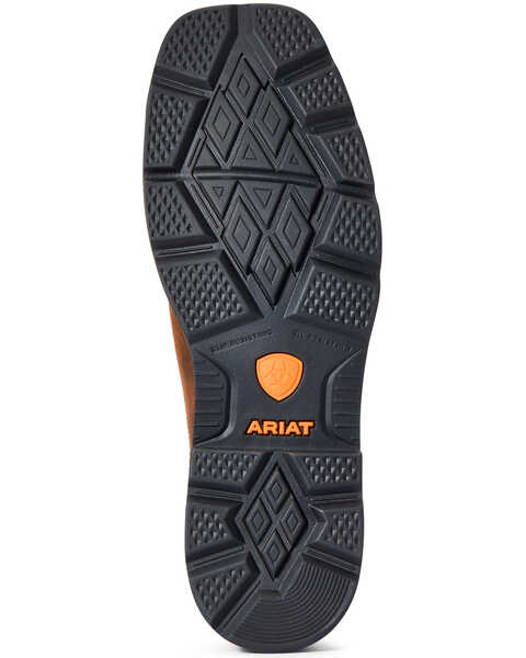 Image #5 - Ariat Men's Groundbreaker Water Resistant Work Boots - Steel Toe, Brown, hi-res