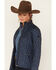 Image #2 - RANK 45® Women's Geo Print Softshell Jacket, Dark Blue, hi-res