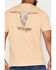 Image #4 - Wrangler Men's High Desert Skull Short Sleeve Graphic T-Shirt, Yellow, hi-res