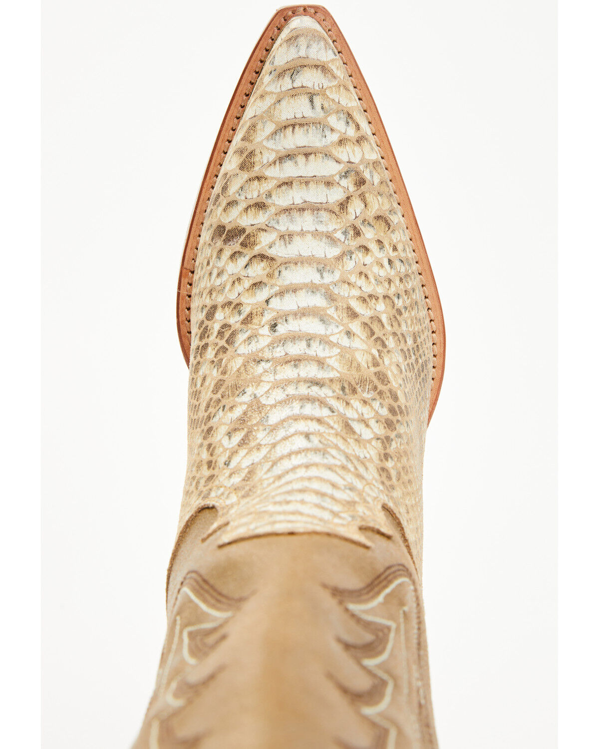 Image #6 - Wonderwest Women's Havannah Tall Western Boots - Snip Toe, Gold, hi-res