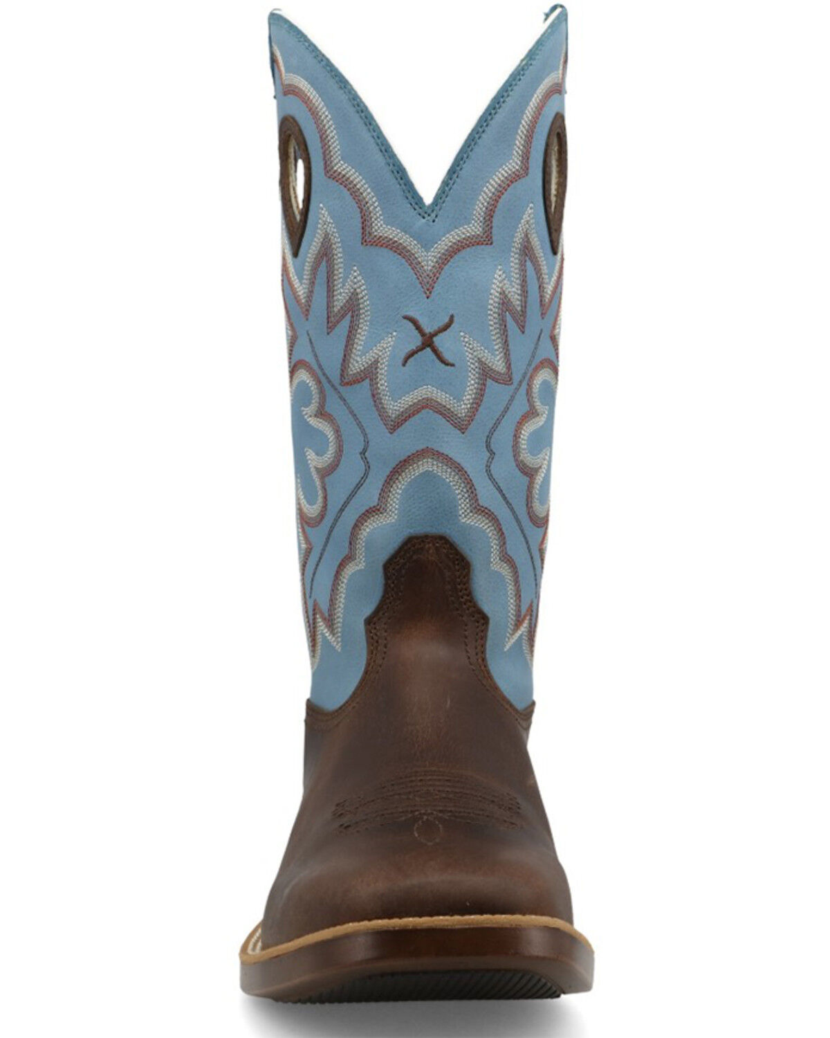 Image #4 - Twisted X Men's Top Hand Tall Western Boots - Broad Square Toe, Dark Brown, hi-res
