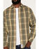 Image #3 - Resistol Men's Boulder Large Plaid Button Down Western Shirt, Sage, hi-res
