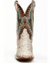 Image #4 - Dan Post Women's Back Cut Natural Python Exotic Western Boot - Broad Square Toe, Natural, hi-res