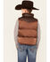 Image #4 - Cody James Boys' Hood River Nylon Puffer Vest, Dark Brown, hi-res