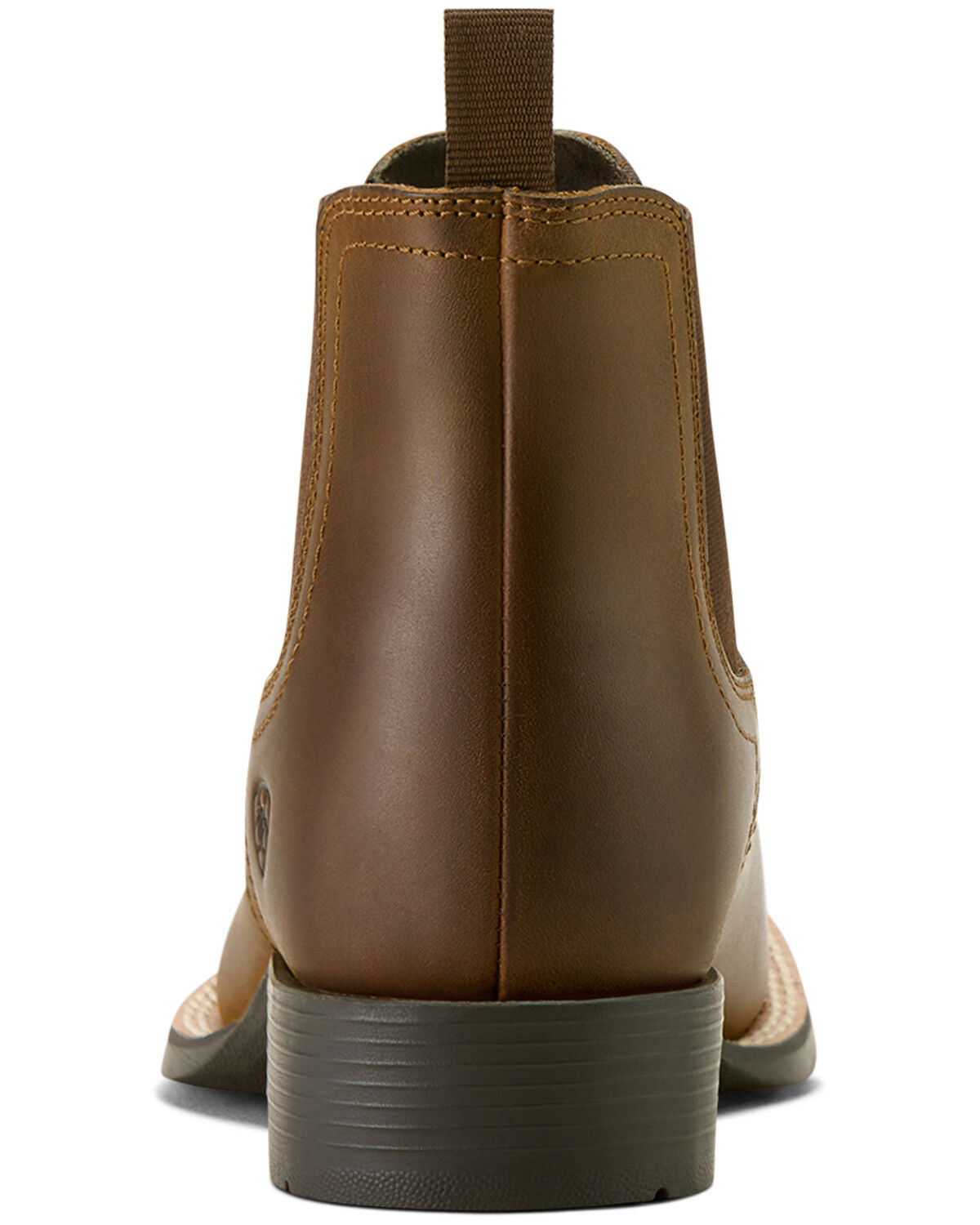 Image #5 - Ariat Boys' Booker Distressed Chelsea Boots - Broad Square Toe, Distressed Brown, hi-res