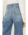 Cruel Girl Women's Wide Length Light Stone Denim Jeans, Indigo, hi-res