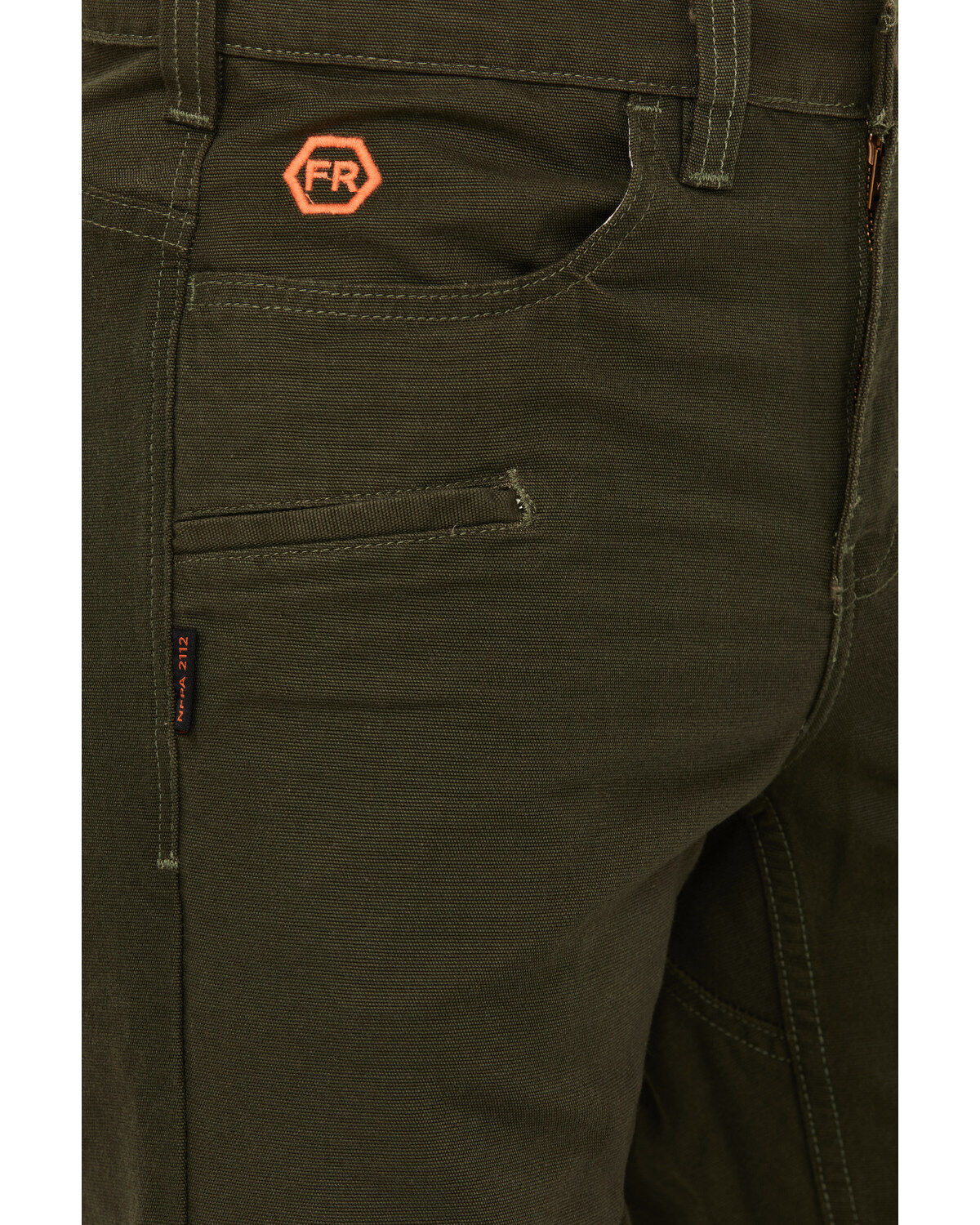 Image #2 - Hawx Men's FR Canvas Pants, Forest Green, hi-res