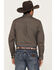 Image #4 - Cody James Men's Money Maker Print Long Sleeve Button Down Western Shirt - Big, Dark Brown, hi-res